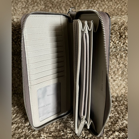 Michael Kors Gray Wristlet Wallet - Picture 6 of 8